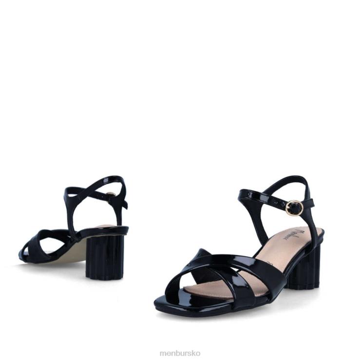 dk Menbur Kvinder albule sort X288X3256 afslappet smart sko