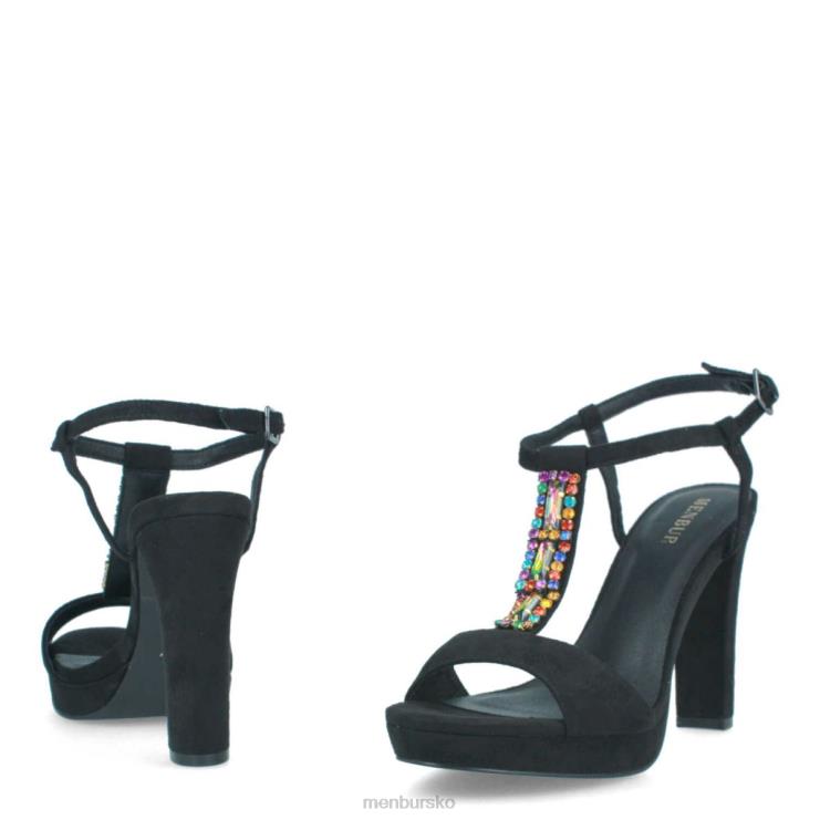 dk Menbur Kvinder arsie sort X288X324 afslappet smart sko