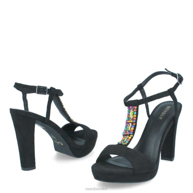 dk Menbur Kvinder arsie sort X288X324 afslappet smart sko