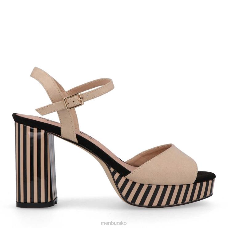 dk Menbur Kvinder aunede beige X288X3299 afslappet smart sko