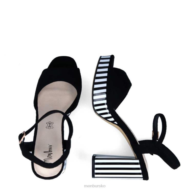 dk Menbur Kvinder aunede sort X288X349 afslappet smart sko