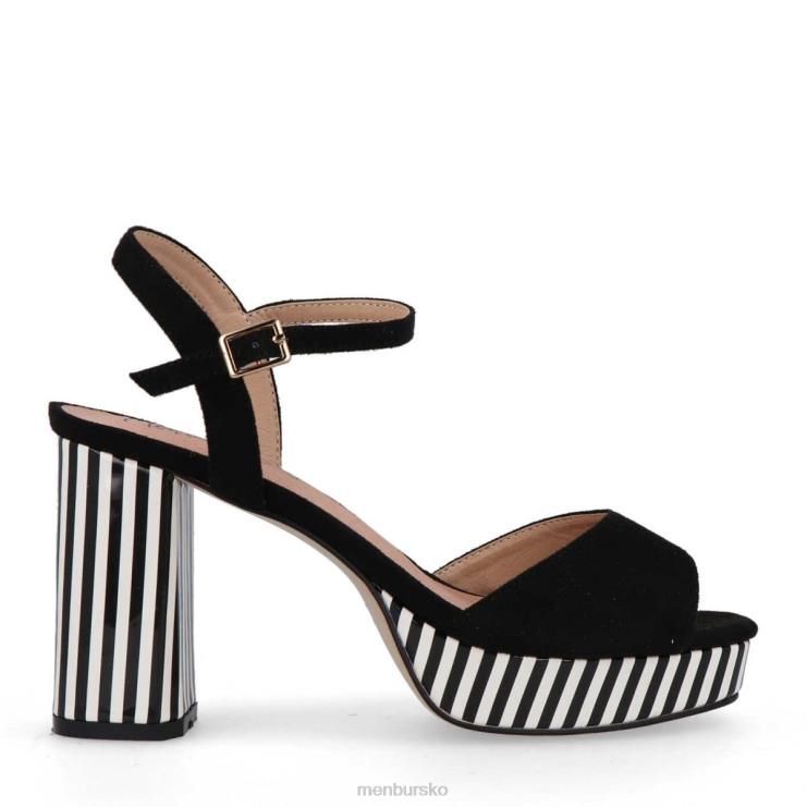 dk Menbur Kvinder aunede sort X288X349 afslappet smart sko