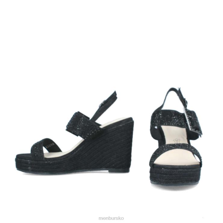 dk Menbur Kvinder barlassina sort X288X471 afslappet smart sko