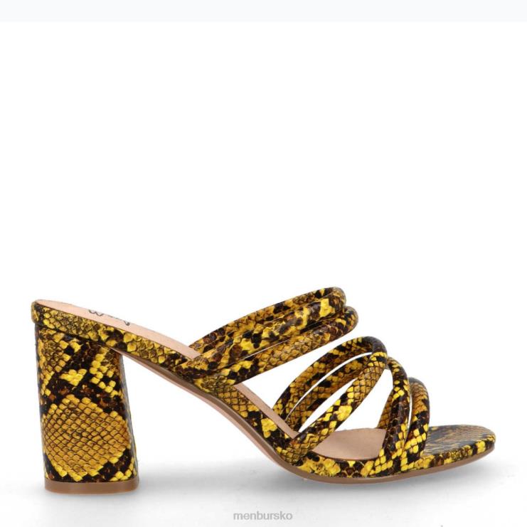 dk Menbur Kvinder baschi gul X288X3163 afslappet smart sko