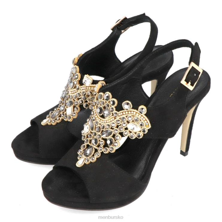 dk Menbur Kvinder beorchia sort X288X3302 afslappet smart sko