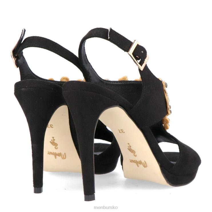 dk Menbur Kvinder beorchia sort X288X3302 afslappet smart sko