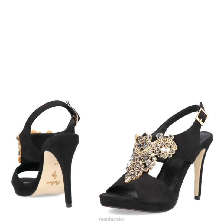 dk Menbur Kvinder beorchia sort X288X3302 afslappet smart sko