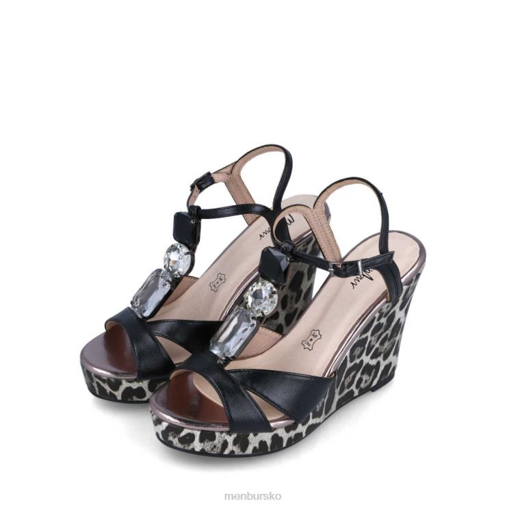 dk Menbur Kvinder bessude sort X288X3438 afslappet smart sko