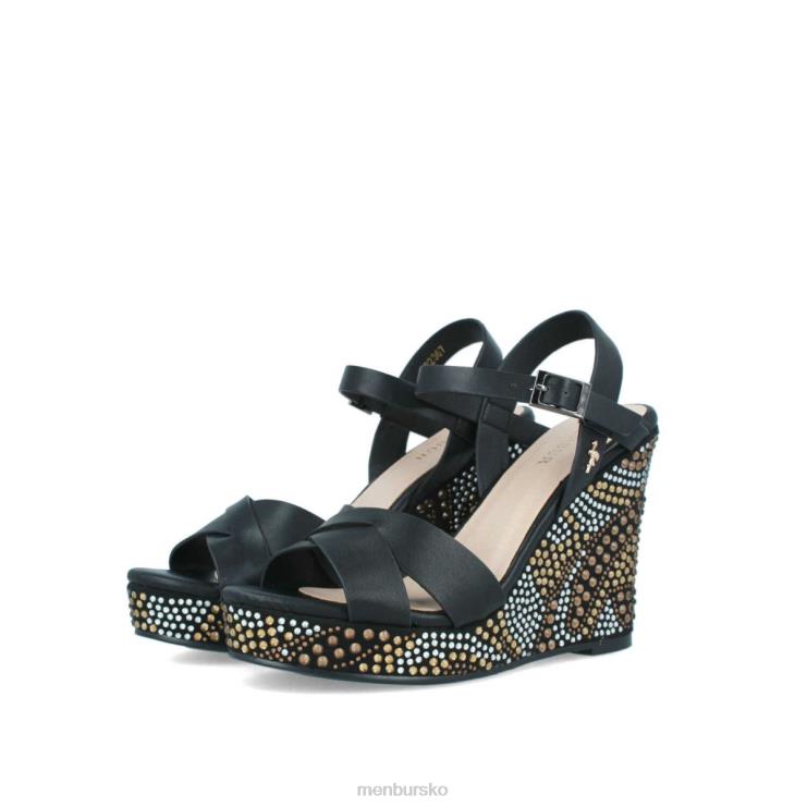 dk Menbur Kvinder birbesi sort X288X546 afslappet smart sko