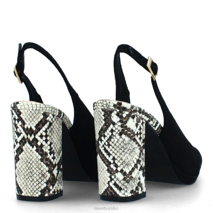 dk Menbur Kvinder bomerano sort X288X486 afslappet smart sko