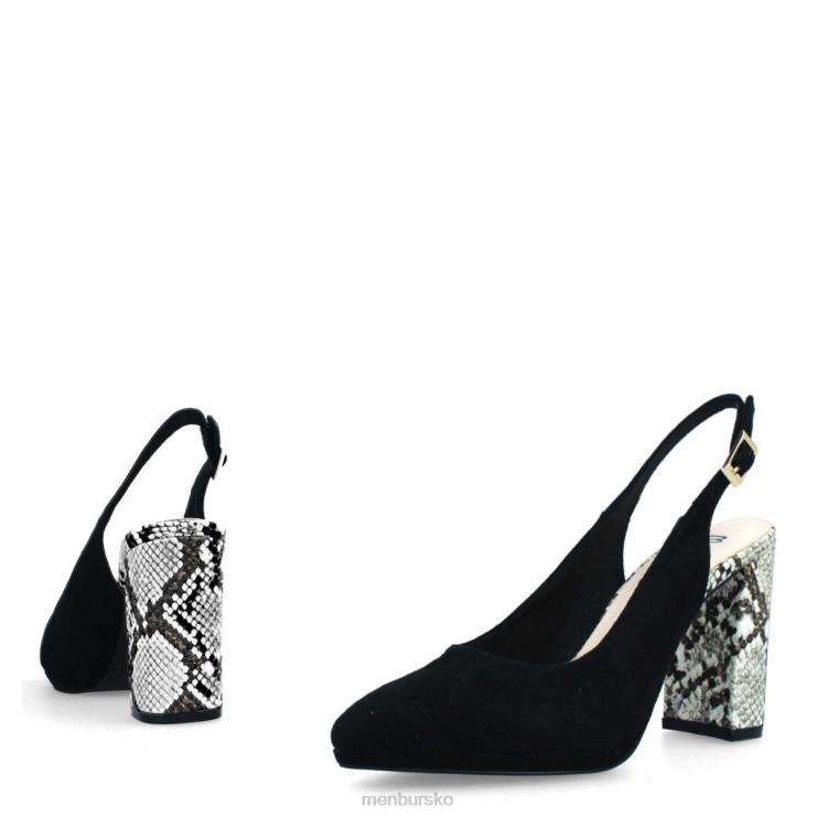 dk Menbur Kvinder bomerano sort X288X486 afslappet smart sko