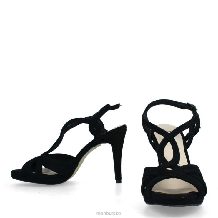 dk Menbur Kvinder bordonaro sort X288X3304 afslappet smart sko