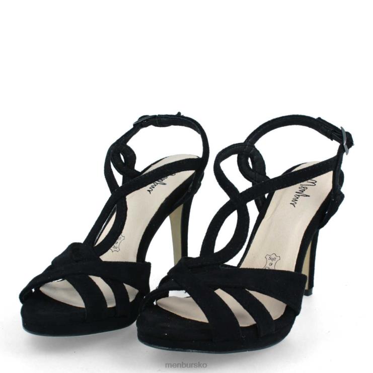 dk Menbur Kvinder bordonaro sort X288X3304 afslappet smart sko