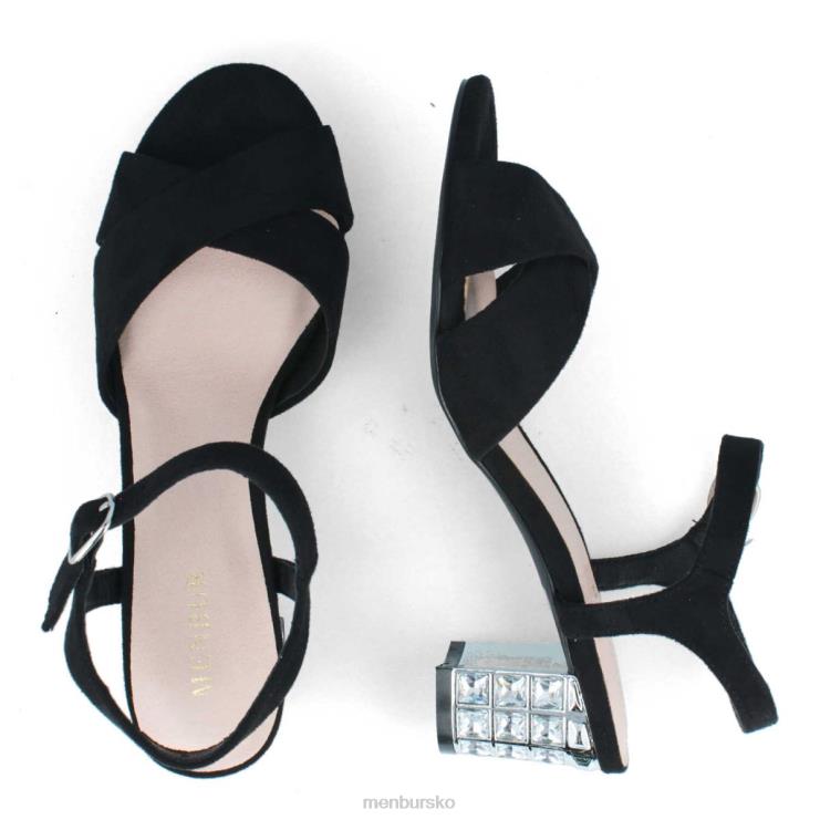 dk Menbur Kvinder borgata sort X288X3580 afslappet smart sko