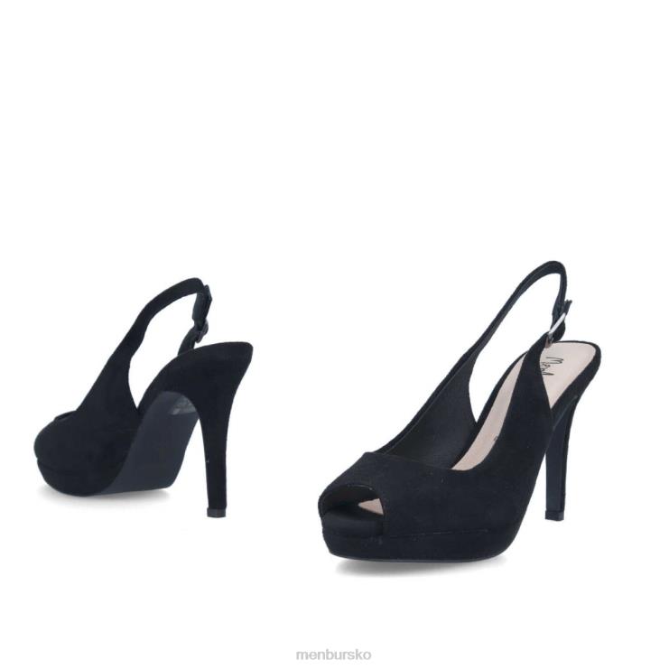 dk Menbur Kvinder busana sort X288X3196 afslappet smart sko