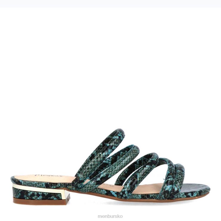 dk Menbur Kvinder castello grøn X288X3181 afslappet smart sko