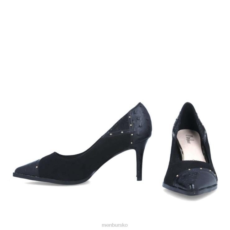 dk Menbur Kvinder cerbaro sort X288X3374 afslappet smart sko