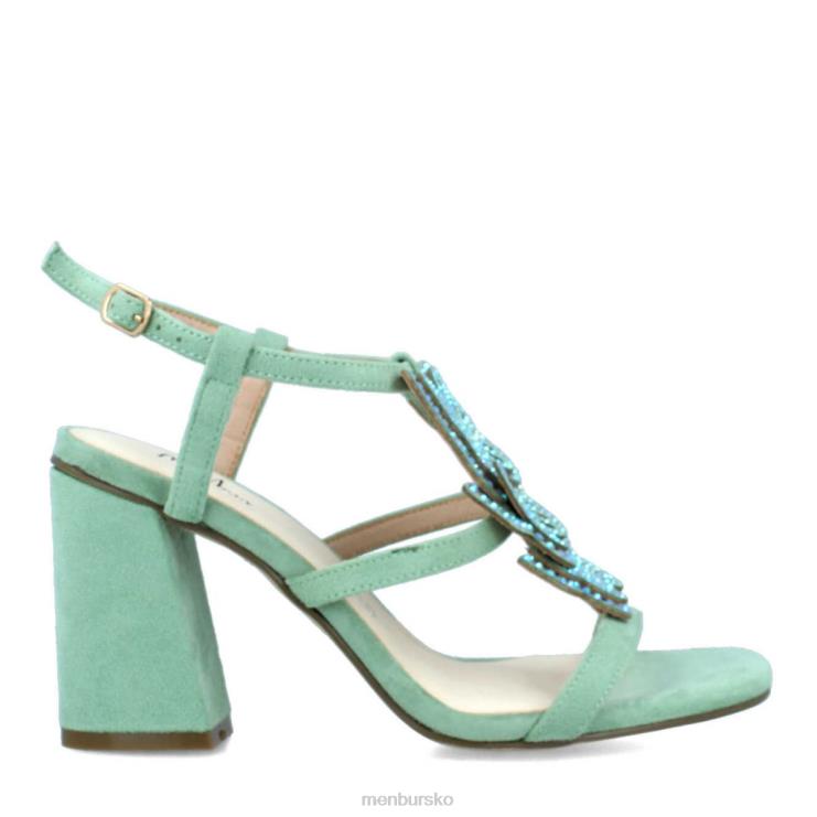 dk Menbur Kvinder chienti grøn X288X3091 afslappet smart sko