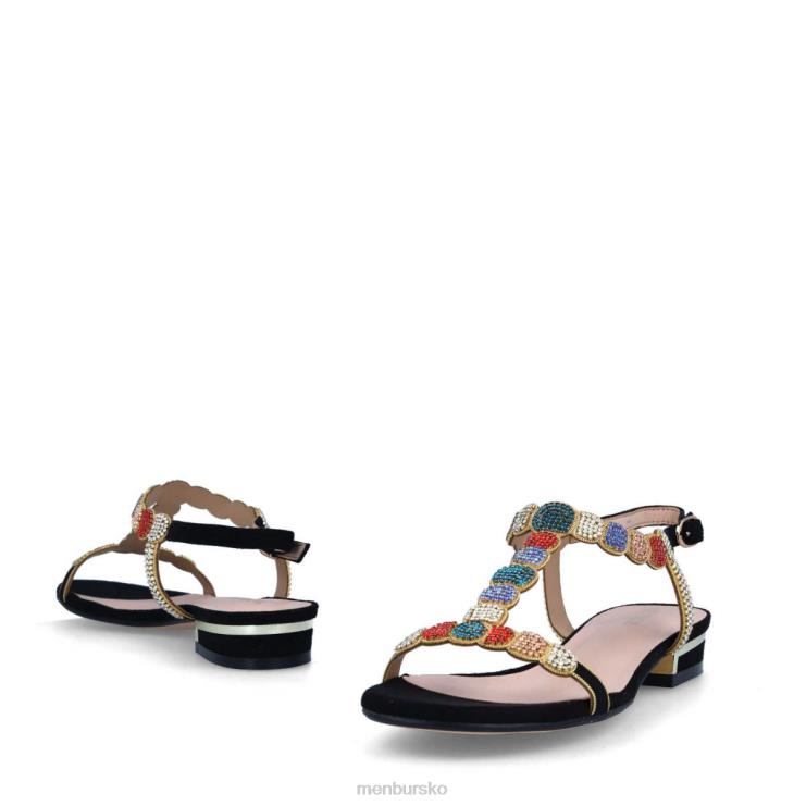 dk Menbur Kvinder dombastone sort X288X3333 afslappet smart sko