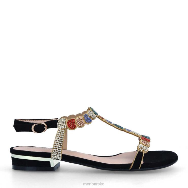 dk Menbur Kvinder dombastone sort X288X3333 afslappet smart sko