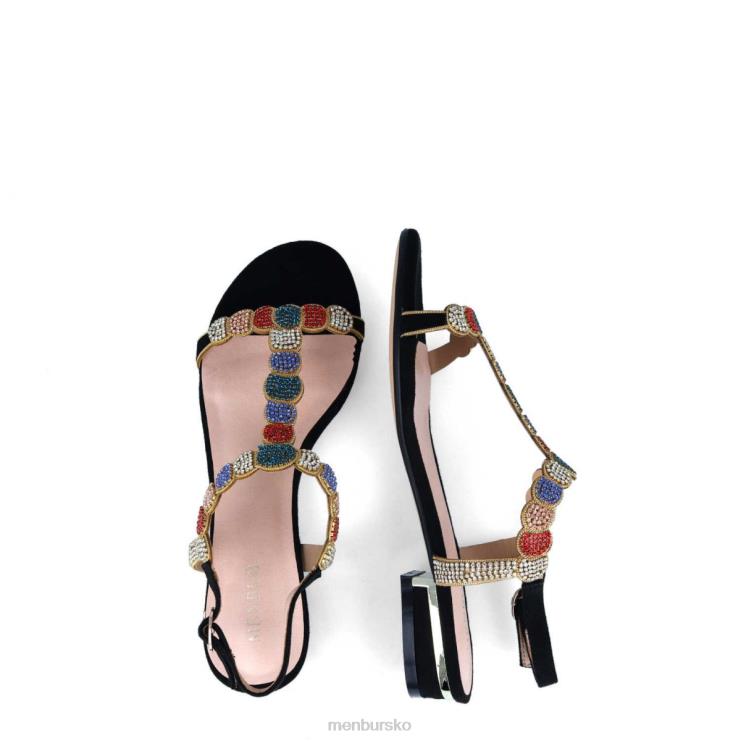 dk Menbur Kvinder dombastone sort X288X3333 afslappet smart sko