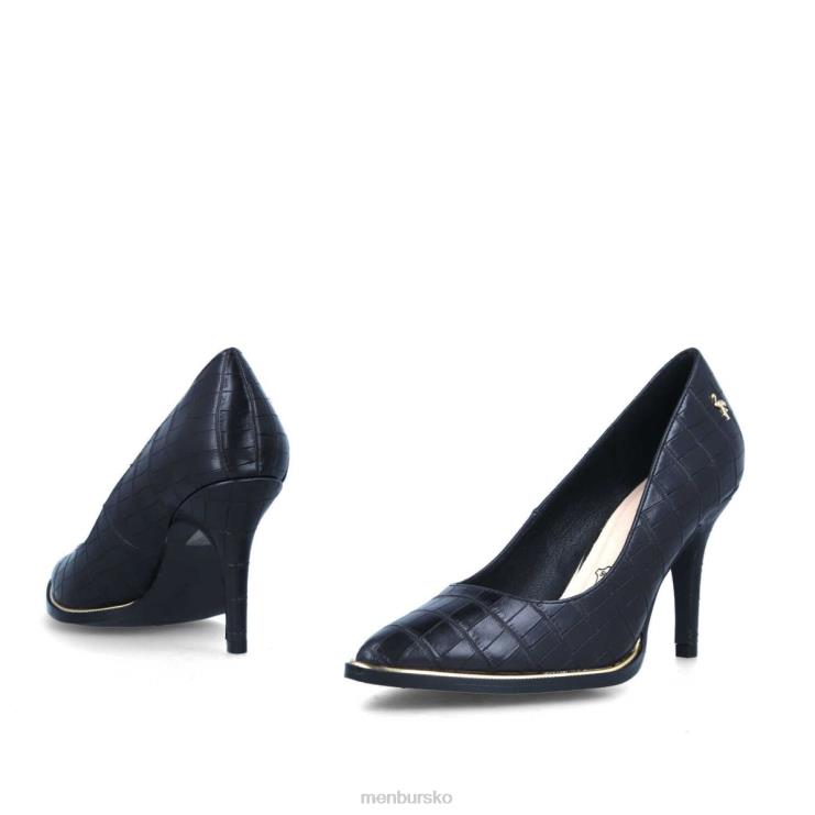 dk Menbur Kvinder kaposel sort X288X3407 afslappet smart sko