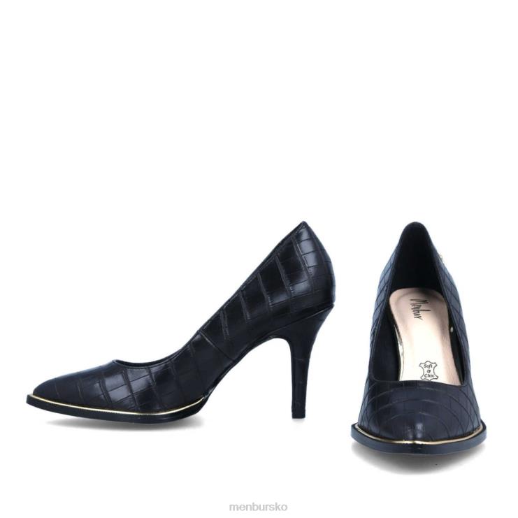 dk Menbur Kvinder kaposel sort X288X3407 afslappet smart sko