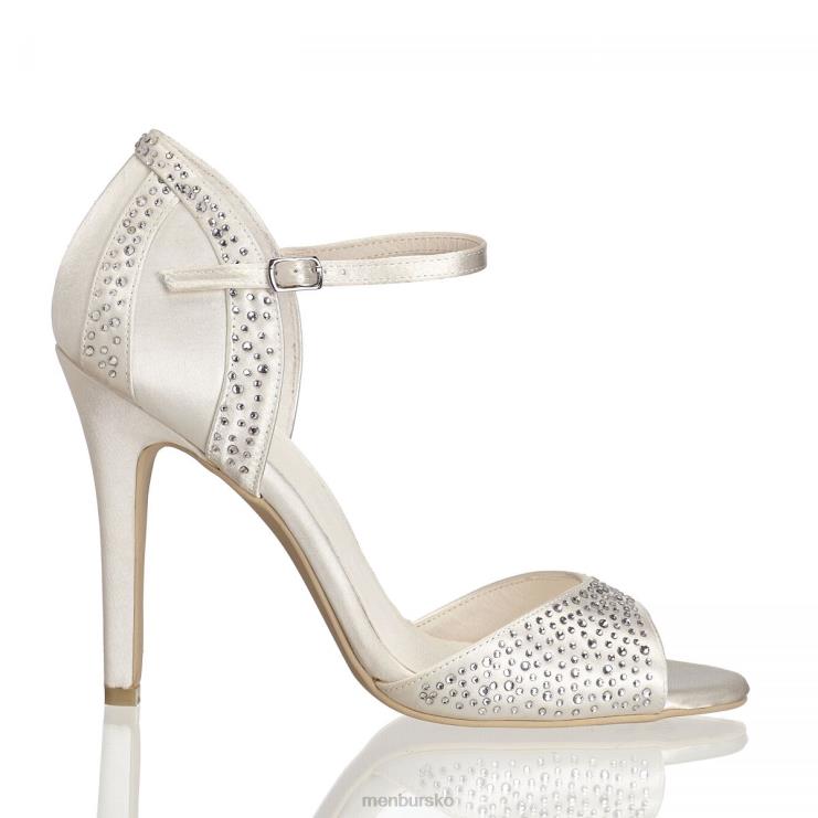 dk Menbur Kvinder kristal hvid X288X2434 brudesko