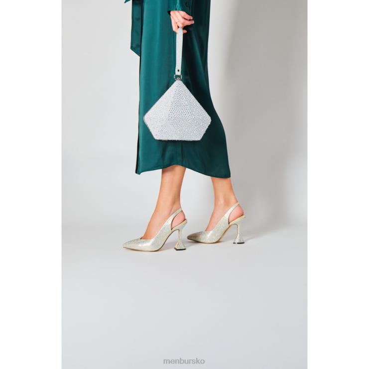 dk Menbur Kvinder aguamarina guld X288X3902 høje hæle