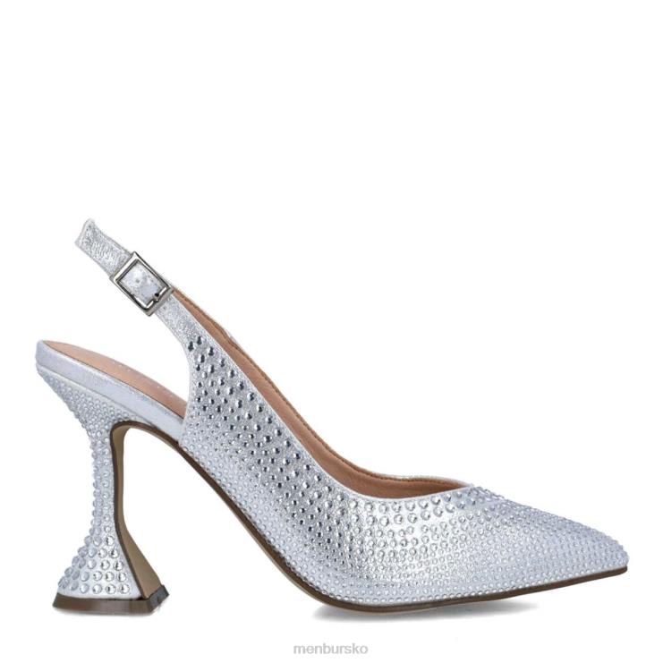 dk Menbur Kvinder aguamarina sølv X288X809 høje hæle