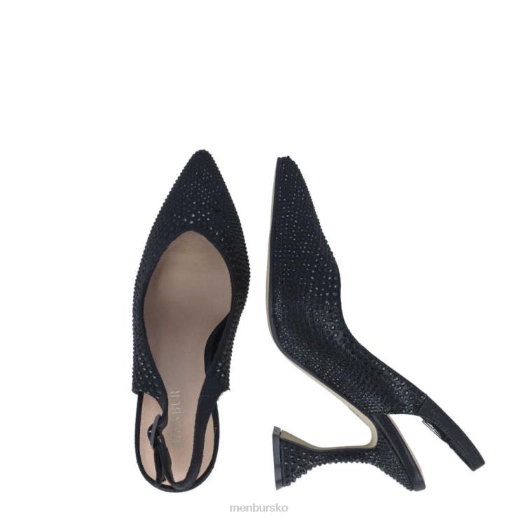 dk Menbur Kvinder aguamarina sort X288X3901 høje hæle