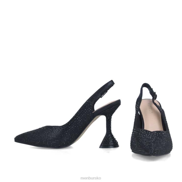 dk Menbur Kvinder aguamarina sort X288X3901 høje hæle