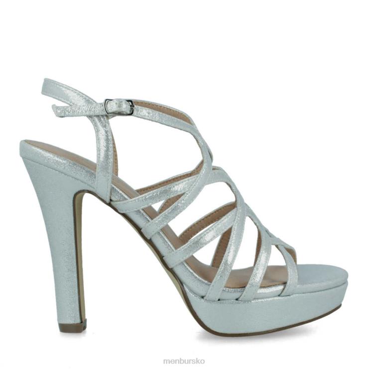 dk Menbur Kvinder angoli sølv X288X4022 høje hæle