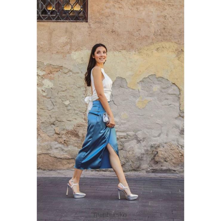 dk Menbur Kvinder australske sølv X288X3727 høje hæle