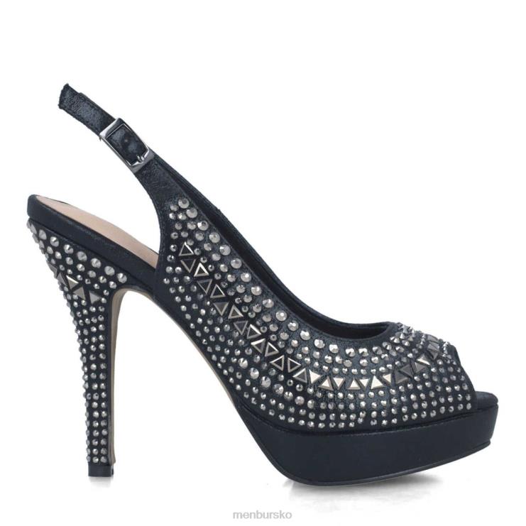 dk Menbur Kvinder axinita sort X288X3861 høje hæle