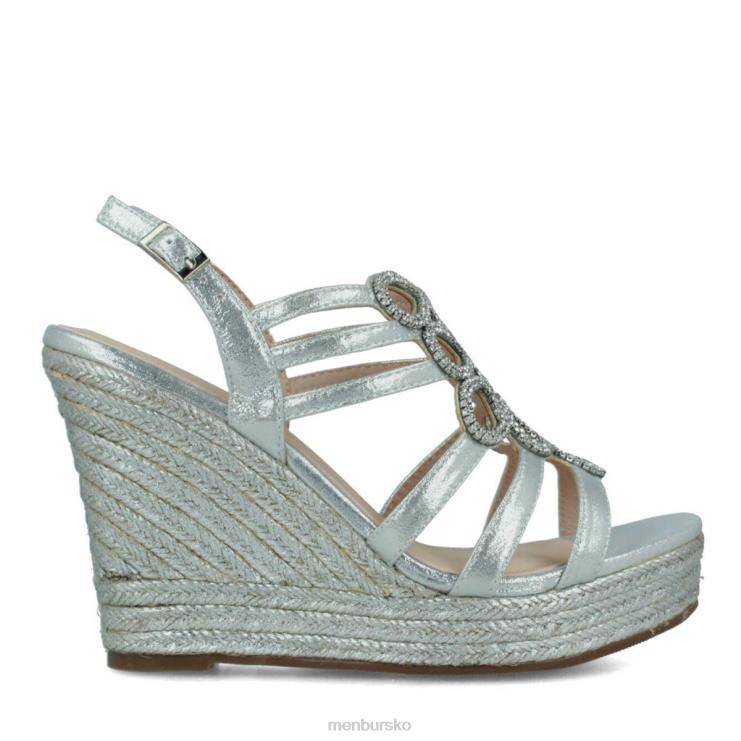 dk Menbur Kvinder badalucco sølv X288X4071 høje hæle