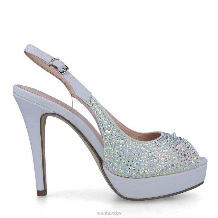 dk Menbur Kvinder borgorose hvid X288X1489 høje hæle