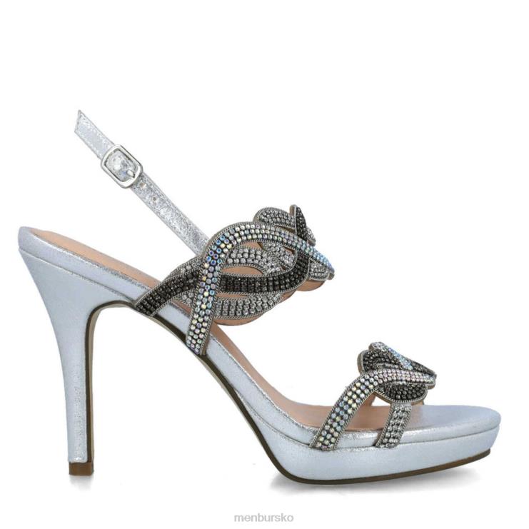 dk Menbur Kvinder brusasco sølv X288X4817 høje hæle