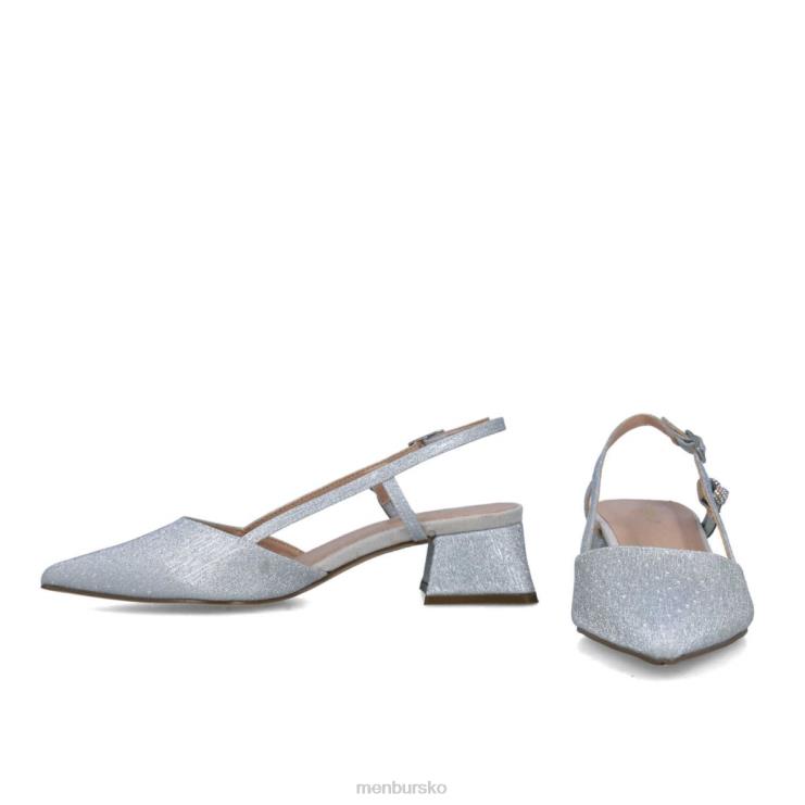 dk Menbur Kvinder achernar sølv X288X5554 mellem og lave hæle