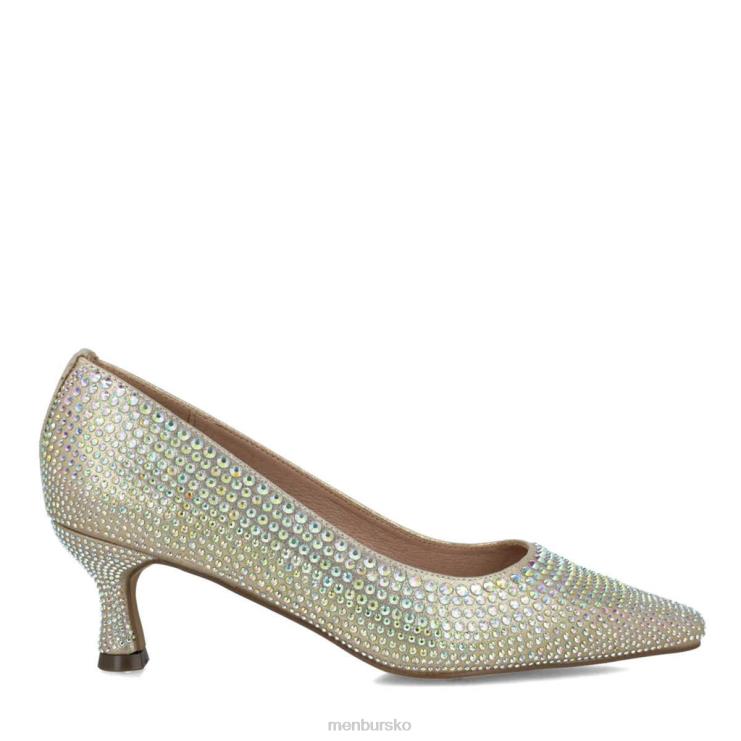 dk Menbur Kvinder aguamarina guld X288X1665 mellem og lave hæle