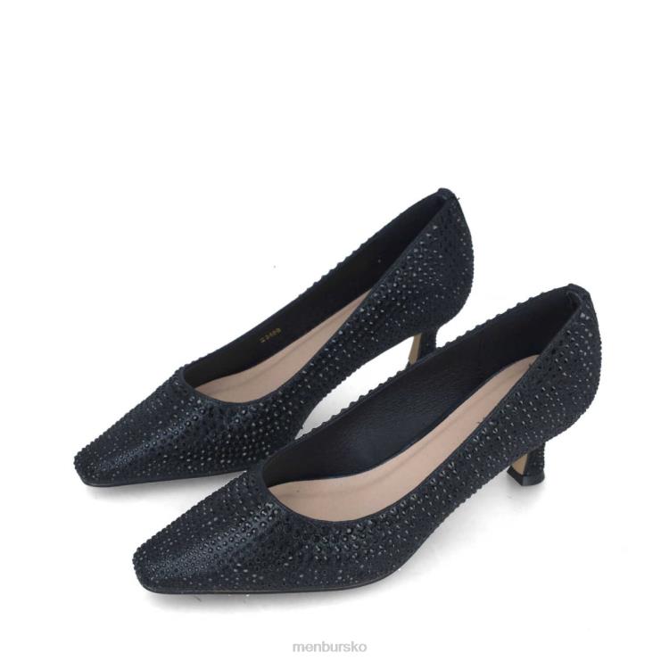 dk Menbur Kvinder aguamarina sort X288X5700 mellem og lave hæle