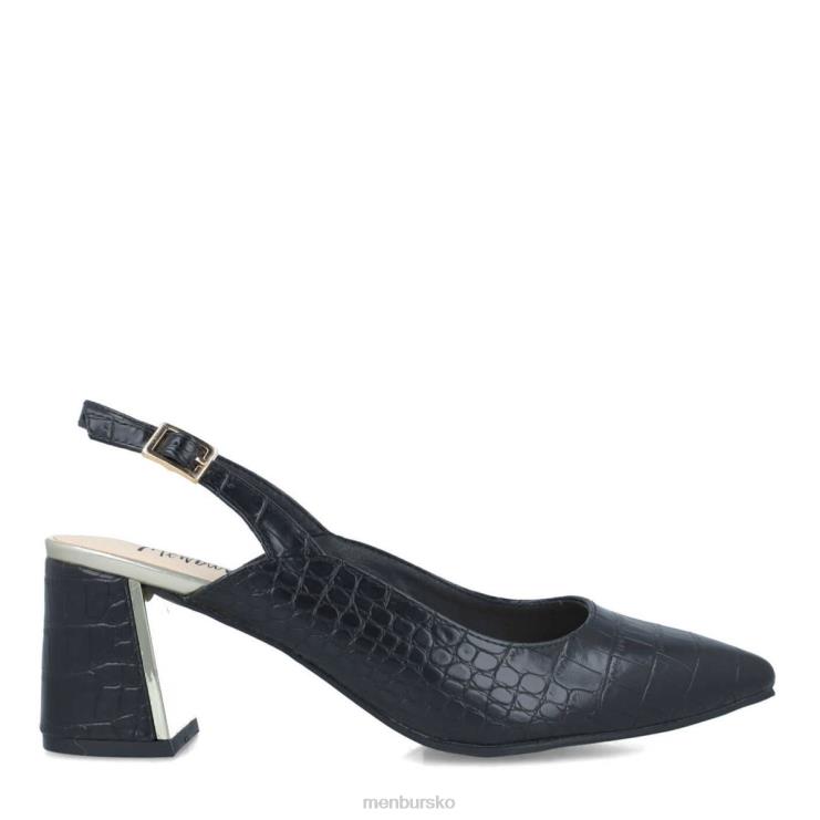 dk Menbur Kvinder alpette sort X288X1677 mellem og lave hæle