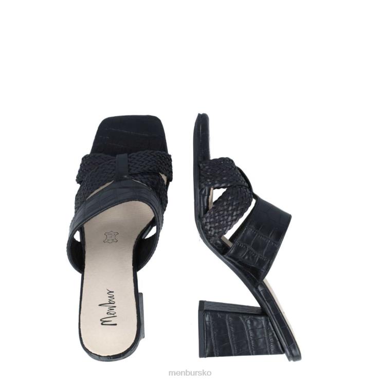 dk Menbur Kvinder atreo sort X288X1714 mellem og lave hæle