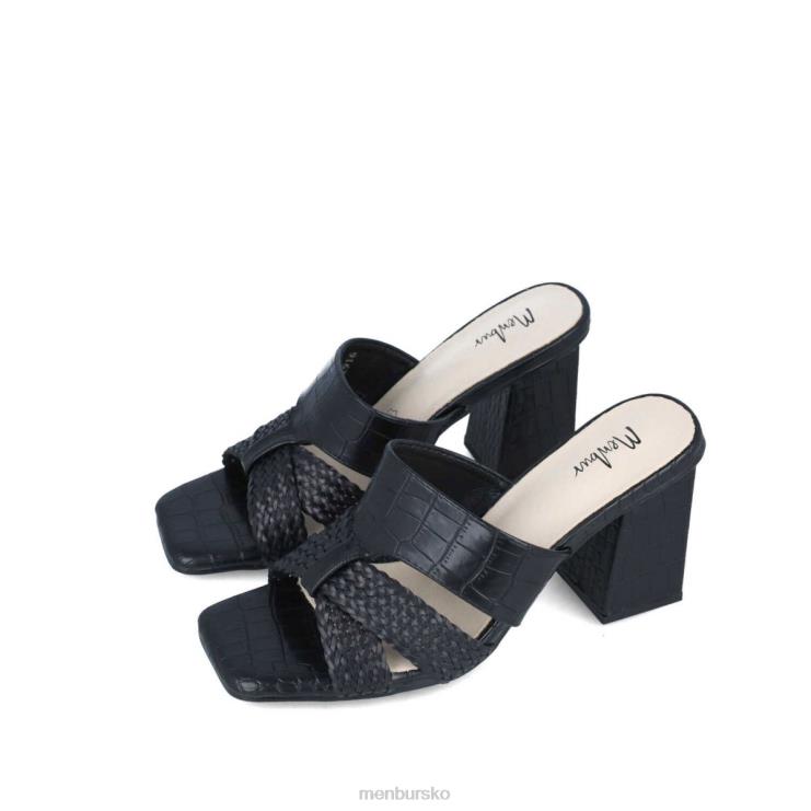 dk Menbur Kvinder atreo sort X288X1714 mellem og lave hæle