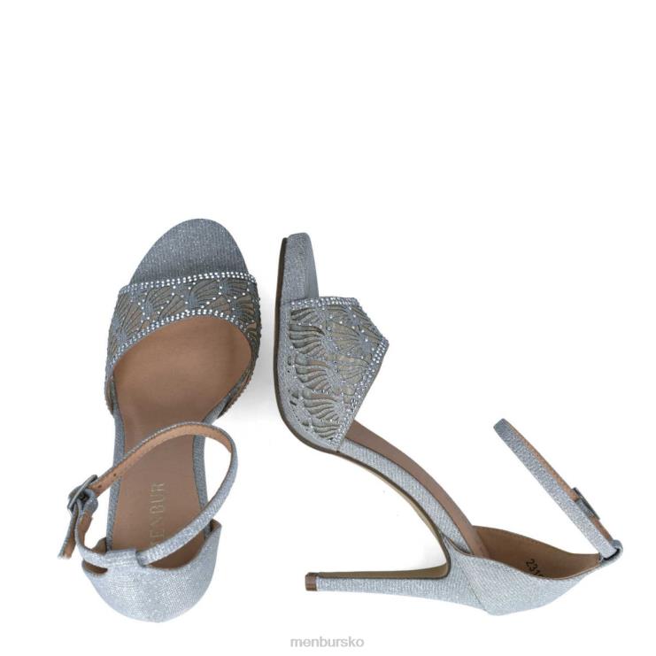 dk Menbur Kvinder auxo sølv X288X5813 mellem og lave hæle