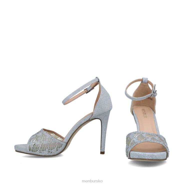 dk Menbur Kvinder auxo sølv X288X5813 mellem og lave hæle