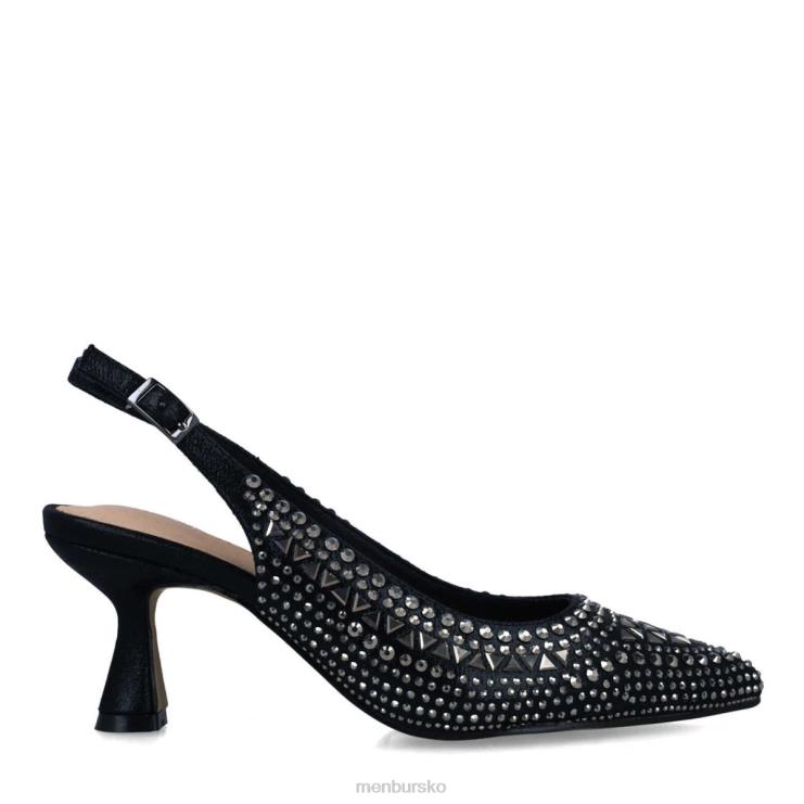 dk Menbur Kvinder axinita sort X288X1638 mellem og lave hæle