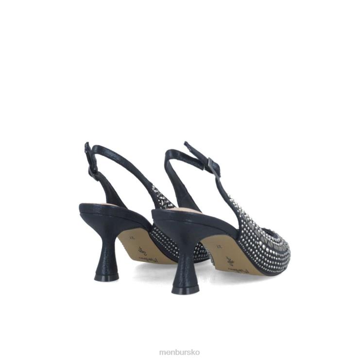 dk Menbur Kvinder axinita sort X288X1638 mellem og lave hæle