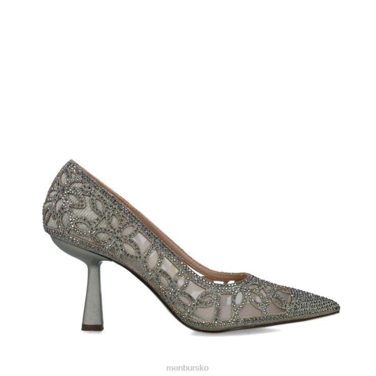 dk Menbur Kvinder canopus grå X288X5561 mellem og lave hæle