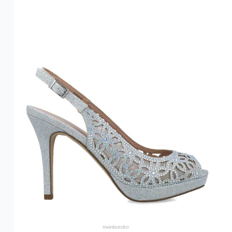 dk Menbur Kvinder canopus sølv X288X1603 mellem og lave hæle